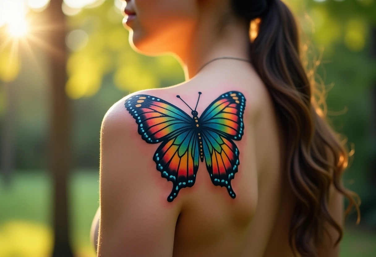 tatouage papillon