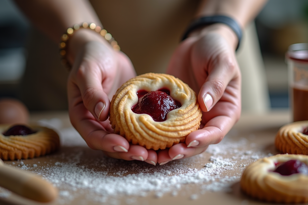 sablé framboise